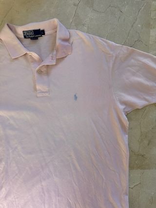 Polo Ralph Lauren Rosa Claro Talla L