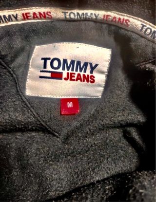 Sudadera TOMMY HILFIGER Jeans negra Talla M