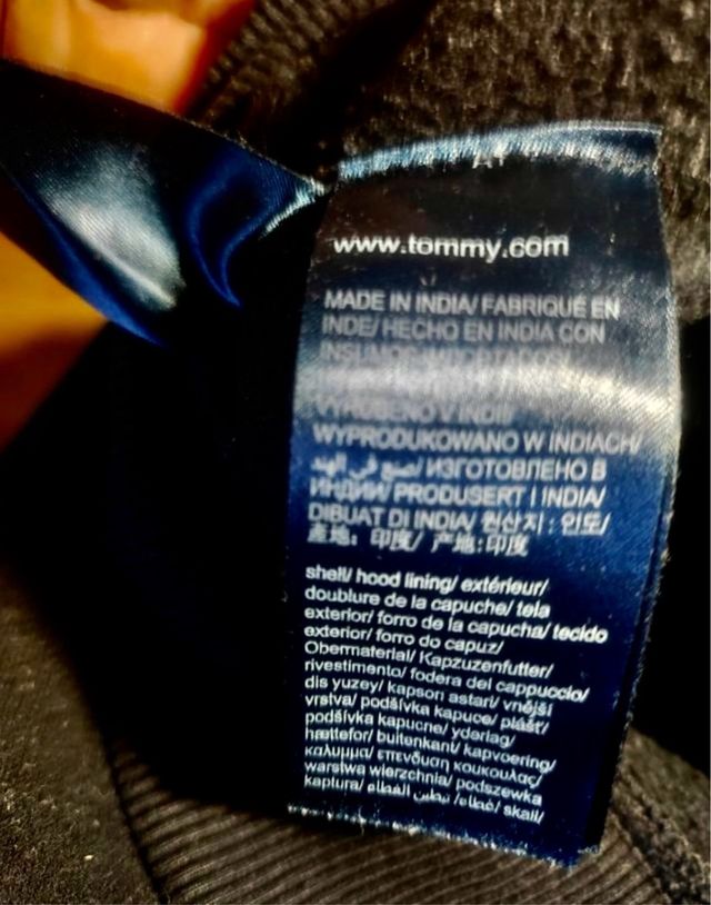 Sudadera TOMMY HILFIGER Jeans negra Talla M