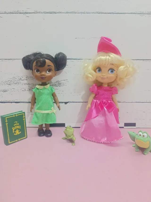 Muñecas Tiana y Charlotte Disney Animators