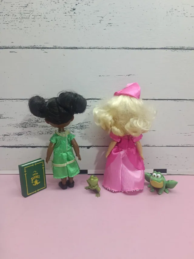 Muñecas Tiana y Charlotte Disney Animators