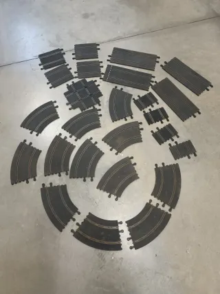 Pistas Scalextric: 25 piezas