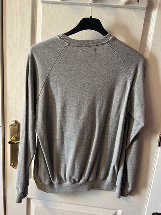 Sudadera springfiel Gris con Bandera UK