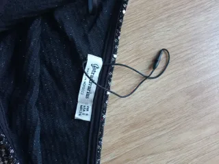 Top lentejuelas plateadas Stradivarius