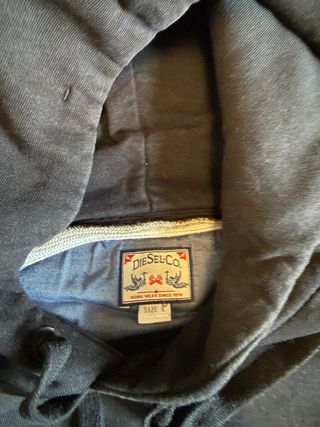 Sudadera Diesel Negra con Logo