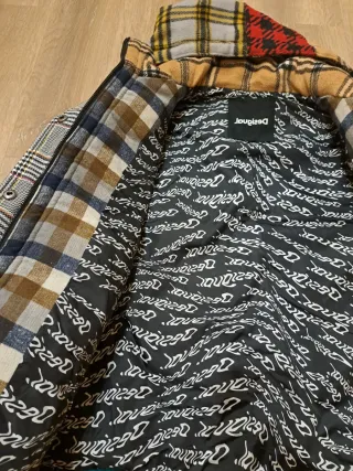 Chaleco Patchwork, marca Desigual, talla S