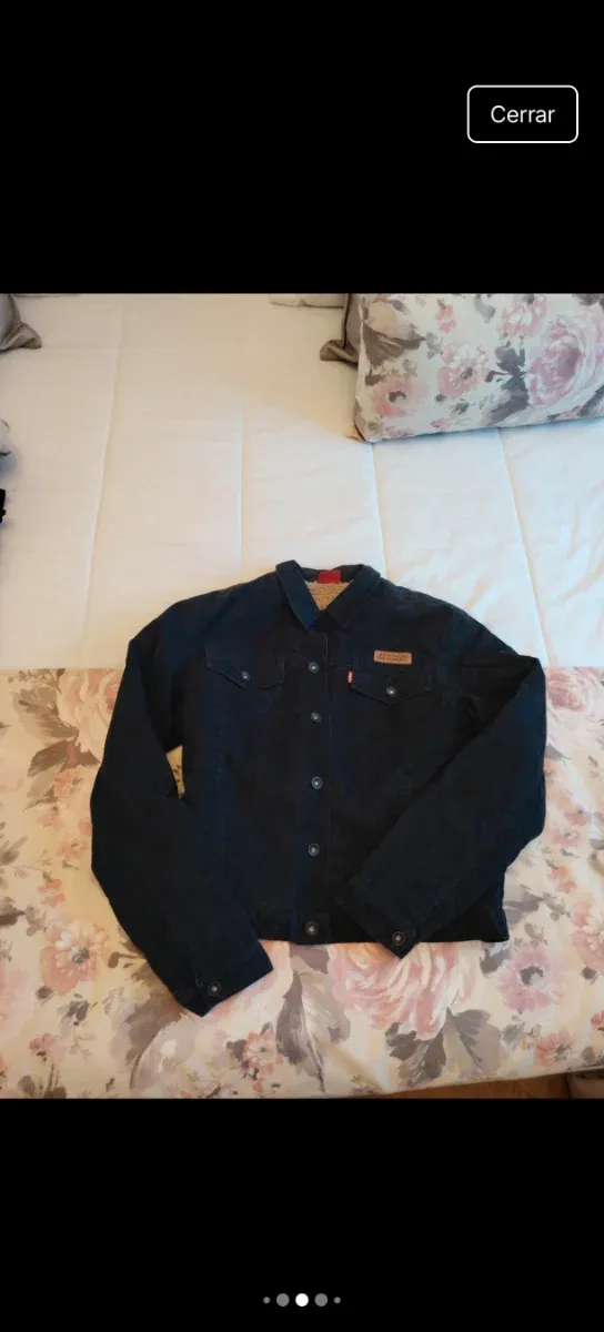 Cazadora Levi's Negra Corduroy