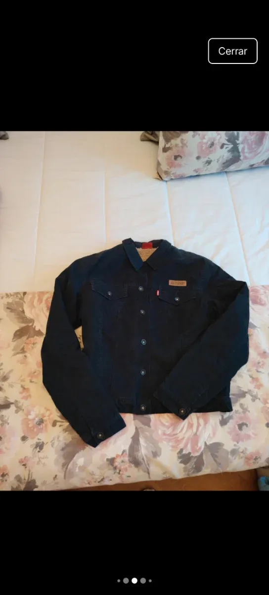 Cazadora Levi's Negra Corduroy