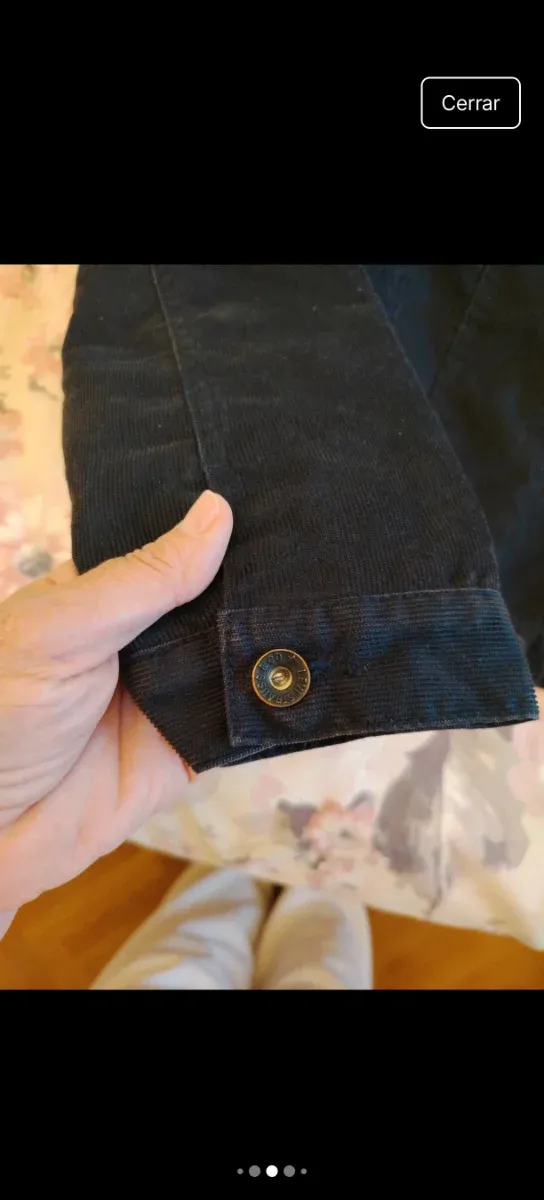 Cazadora Levi's Negra Corduroy