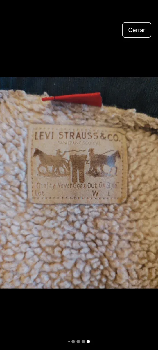 Cazadora Levi's Negra Corduroy