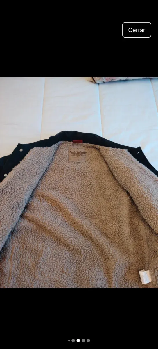 Cazadora Levi's Negra Corduroy