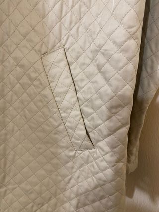 Giacca trapuntata beige Made in Italy