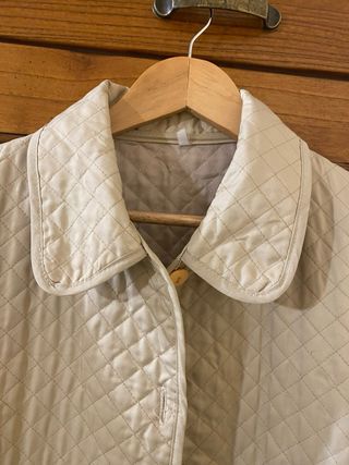 Giacca trapuntata beige Made in Italy