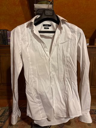 Camisa de Traje Blanca Formula Talla S