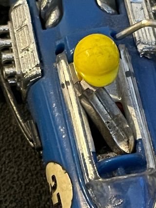 Coche Scalextric Azul Antiguo