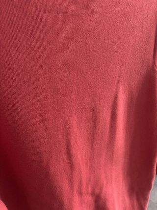 Vestido Zara Rojo Manga Abullonada