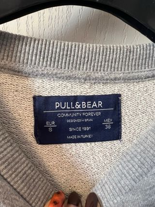 Sudadera Gris y Azul