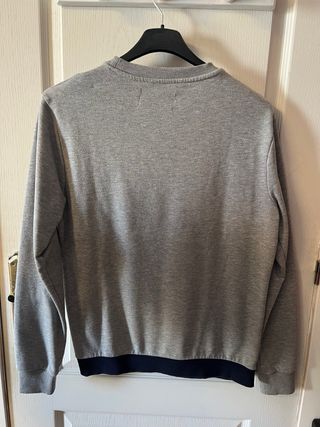 Sudadera Gris y Azul