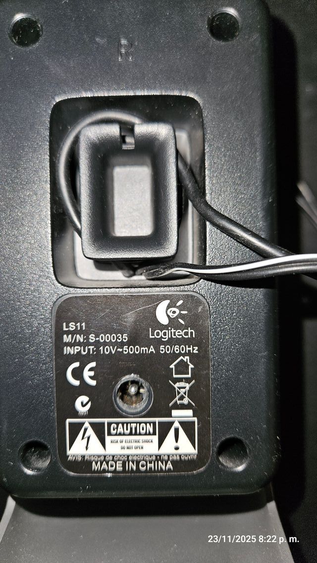 Altavoces Logitech LS11 Negro/Plata