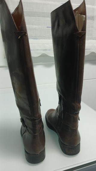 Botas altas marrones talla 38