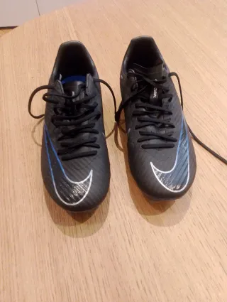Zapatillas Nike Mercurial Negras y Azules
