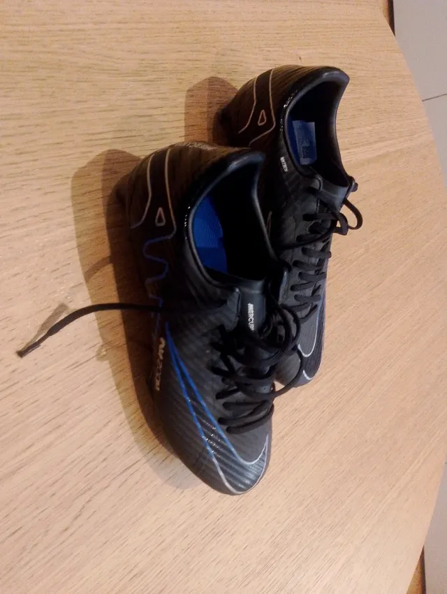 Zapatillas Nike Mercurial Negras y Azules