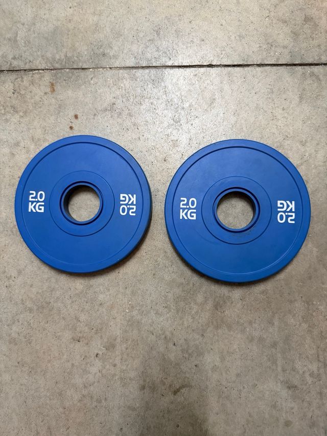 Par Discos fraccionalesGimnasio GiveMeFit 2 kg