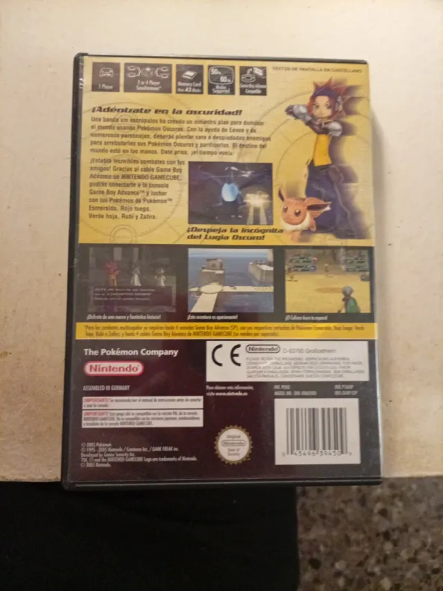 Pokemon XD Tempestad Oscura GameCube (Sin Manual)