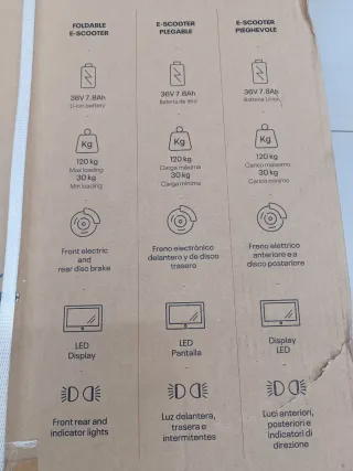 Patinete Eléctrico Reebok Urban 8.5 Azul