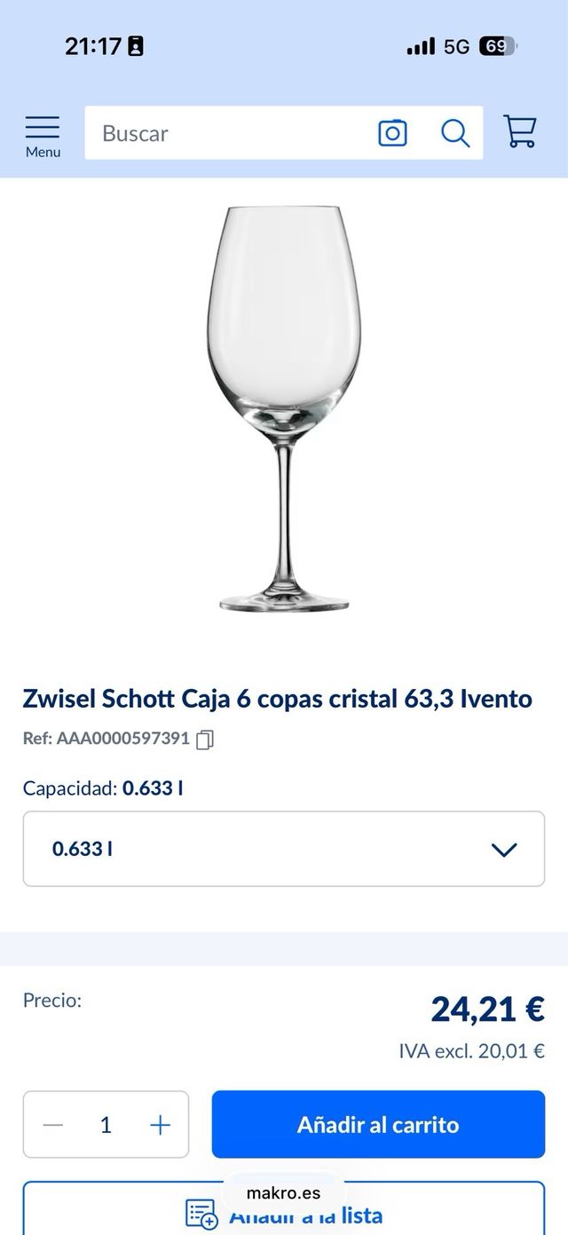 Copa de vino Schott Zwiesel XL