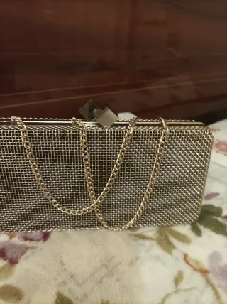 Bolso de fiesta malla cadena