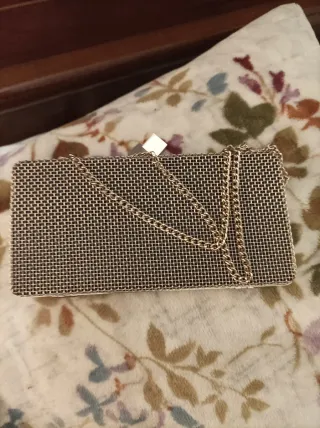 Bolso de fiesta malla cadena