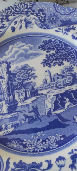 Set 4 Piatti Spode 23cm Porcellana