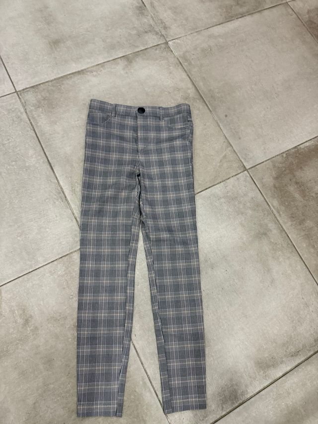 Pantaloni donna skinny a quadri