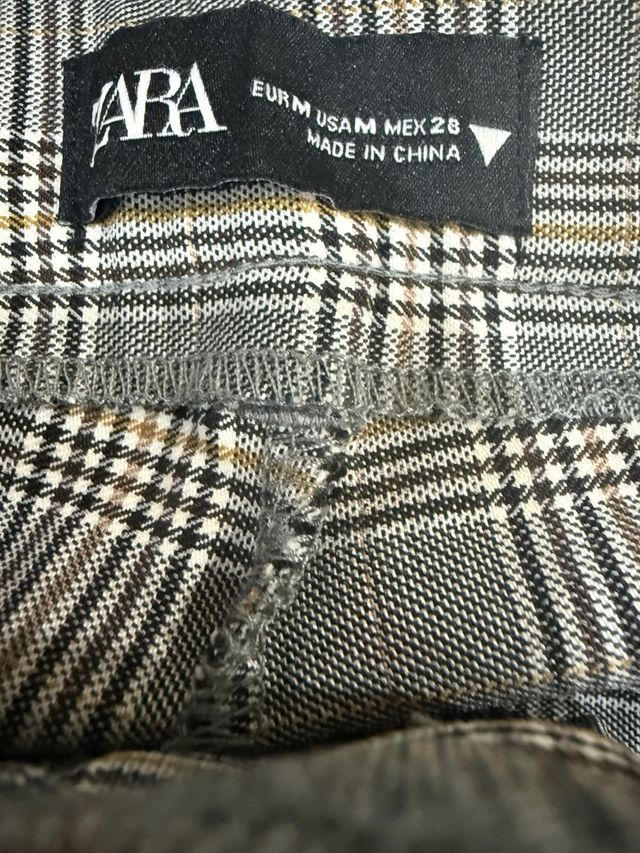 Pantaloni donna skinny a quadri