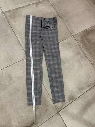 Pantaloni donna skinny a quadri