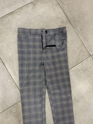 Pantaloni donna skinny a quadri