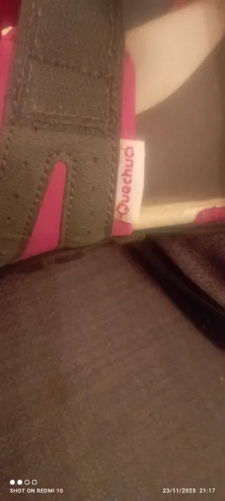 Sandalias Quechua Talla 38 Gris y Rosa