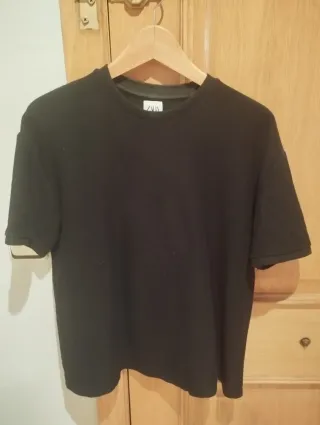 Camiseta Zara Negra Talla M