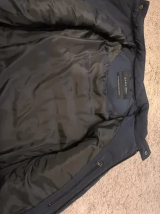 Chaqueta acolchada azul hombre