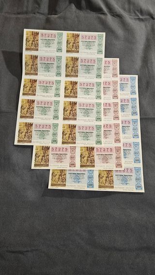 Lotería Nacional 1977 sorteos 1 y 50