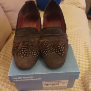 Zapatos mujer Descansflex tacón 4cm Talla 36.Comod