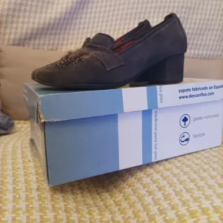 Zapatos mujer Descansflex tacón 4cm Talla 36.Comod