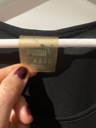 Camiseta fitness Puma mujer negra Talla L