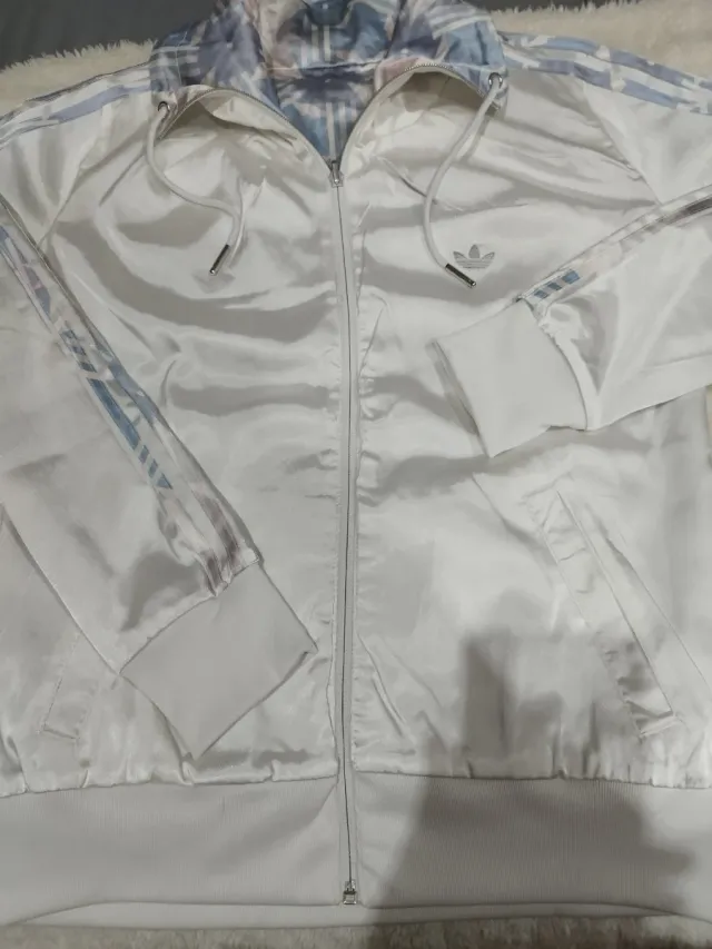 Sudadera Adidas Reversible Blanca Multicolor