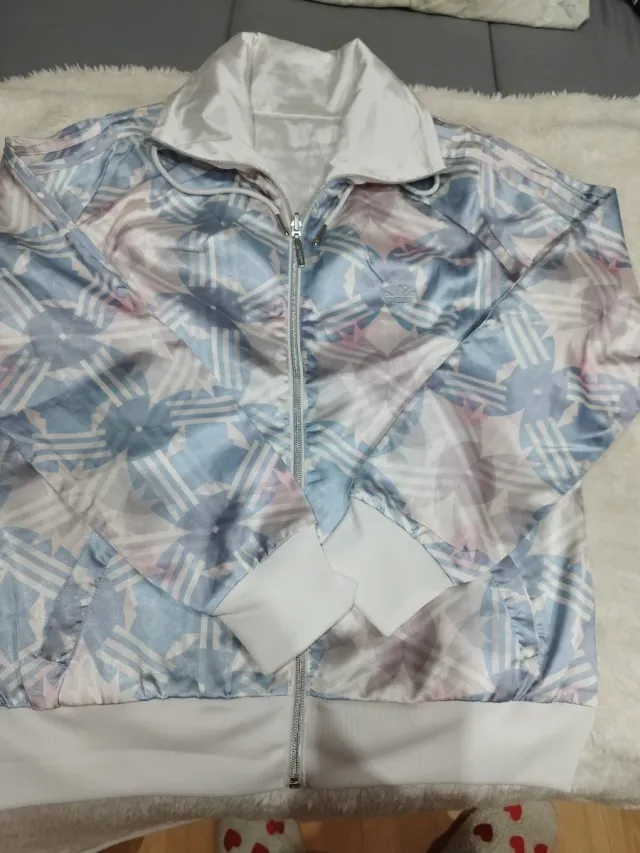 Sudadera Adidas Reversible Blanca Multicolor