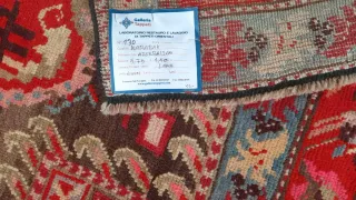 Tappeto karabak antico Runner Lana Marrone Rosso