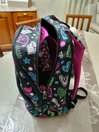 Zaino Seven con paillettes e cuori