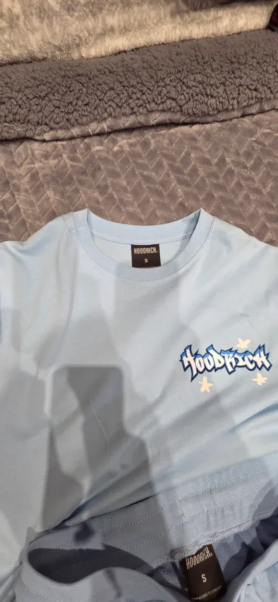 Conjunto Hoodrich Camiseta y Pantalón Corto Azul