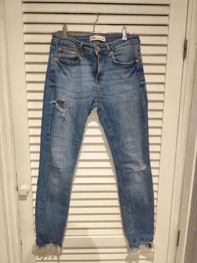 Vaqueros pitillo mujer